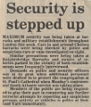 19820730 MAXIMUM SECURITY ALERT POST IRA BOMBINGS CN